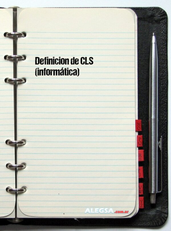 Definición de CLS (informática)