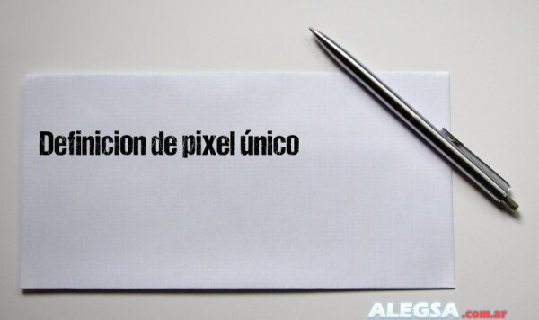 Definición de pixel único