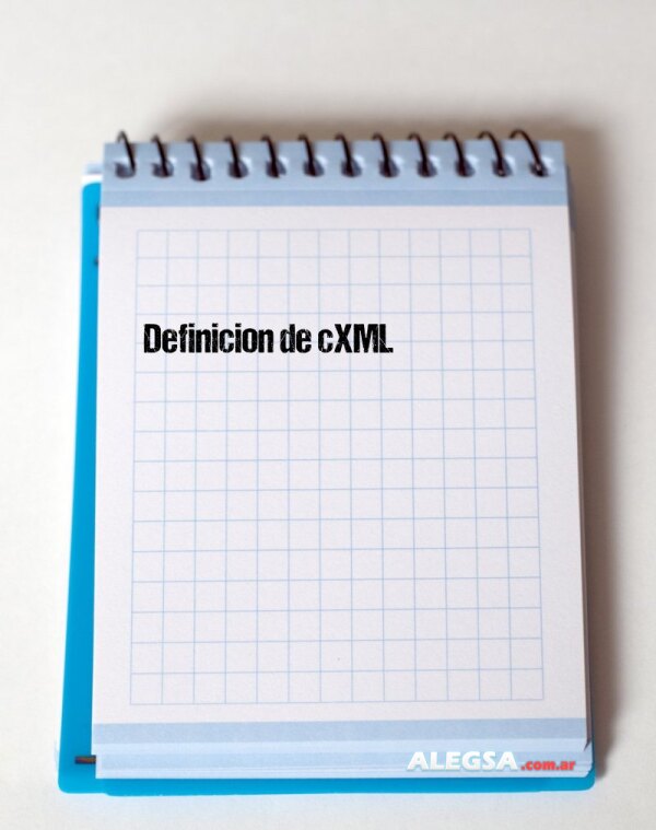 Definición de cXML