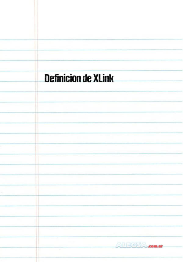 Definición de XLink