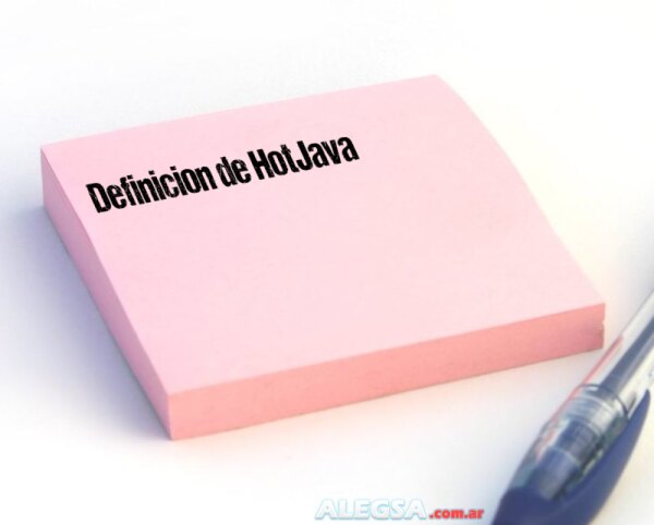 Definición de HotJava