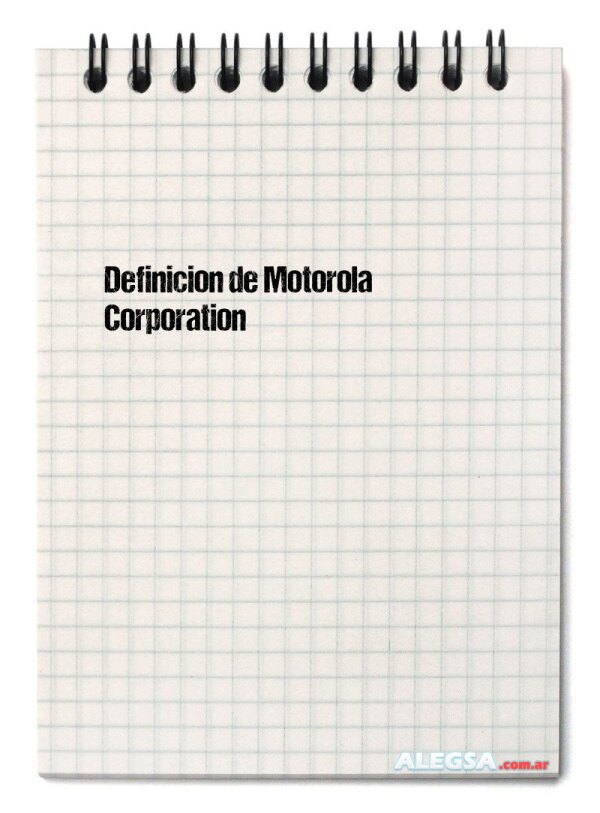 Definición de Motorola Corporation