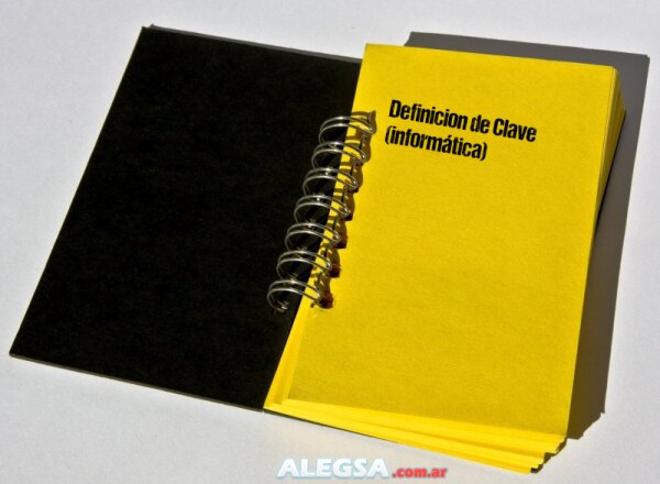 Definición de Clave (informática)