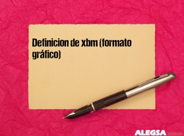 Definición de xbm (formato gráfico)