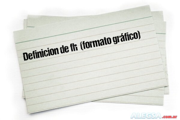 Definición de fh  (formato gráfico)