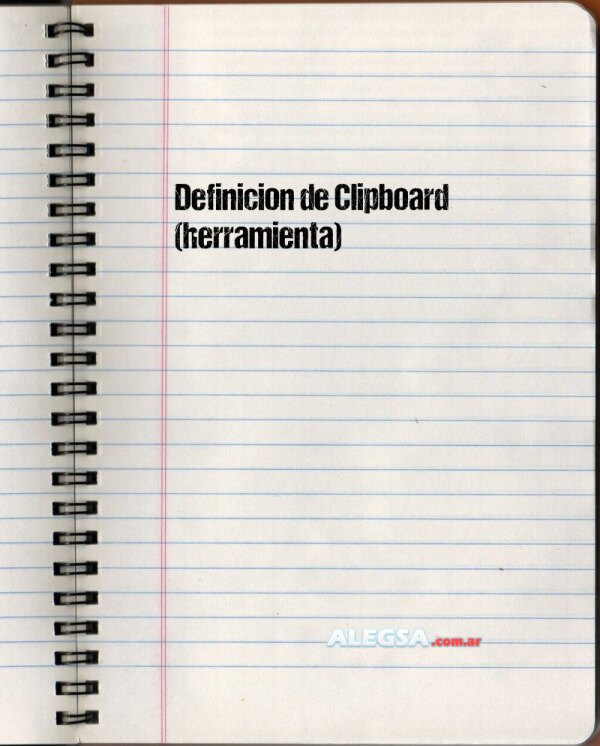 Definición de Clipboard (herramienta)