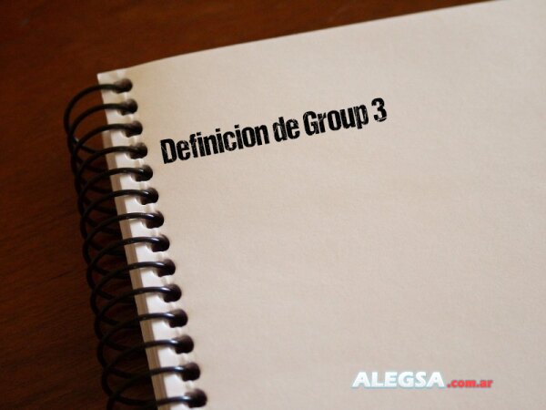 Definición de Group 3