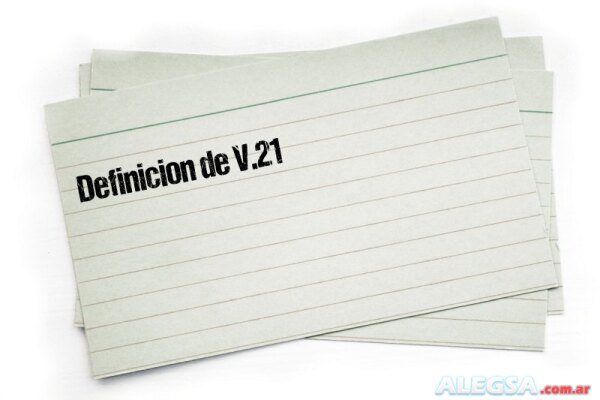 Definición de V.21