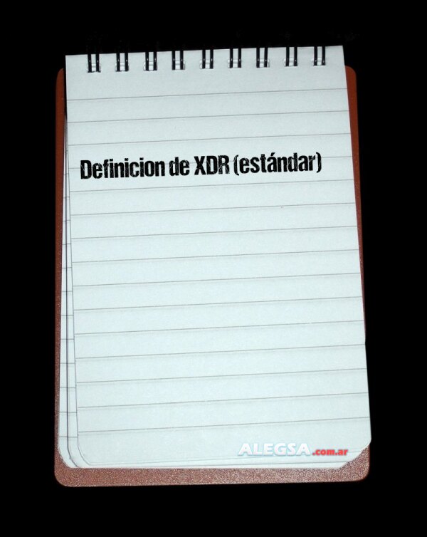 Definición de XDR (estándar)