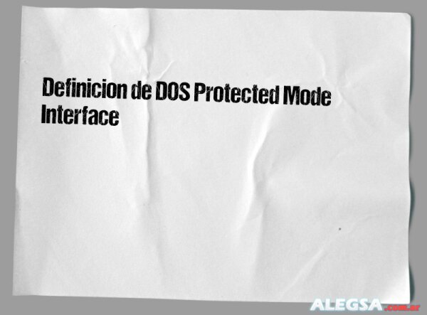 Definición de DOS Protected Mode Interface