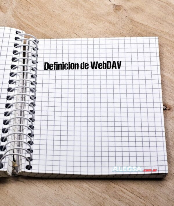 Definición de WebDAV