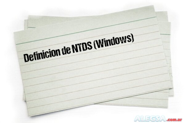 Definición de NTDS (Windows)