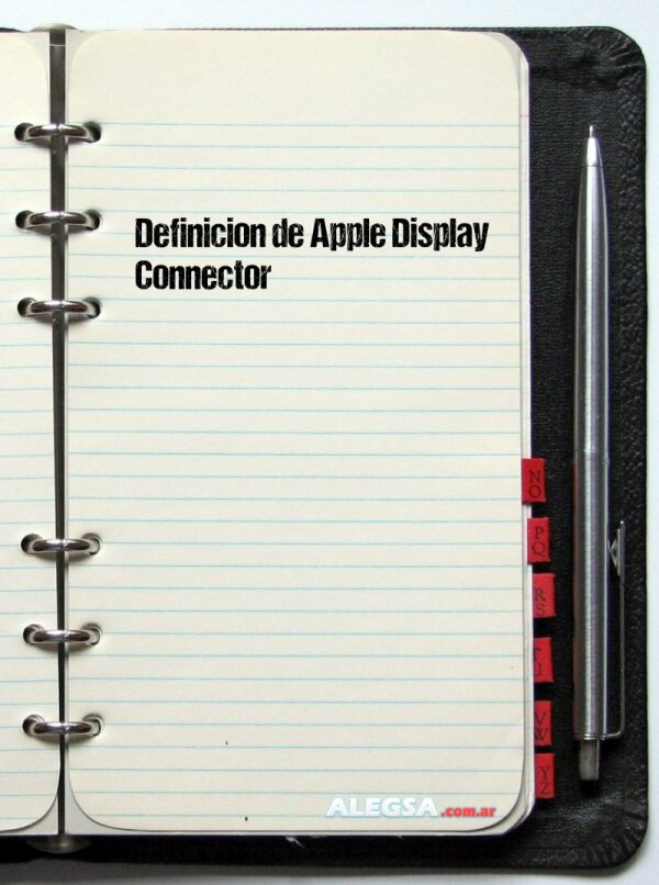 Definición de Apple Display Connector