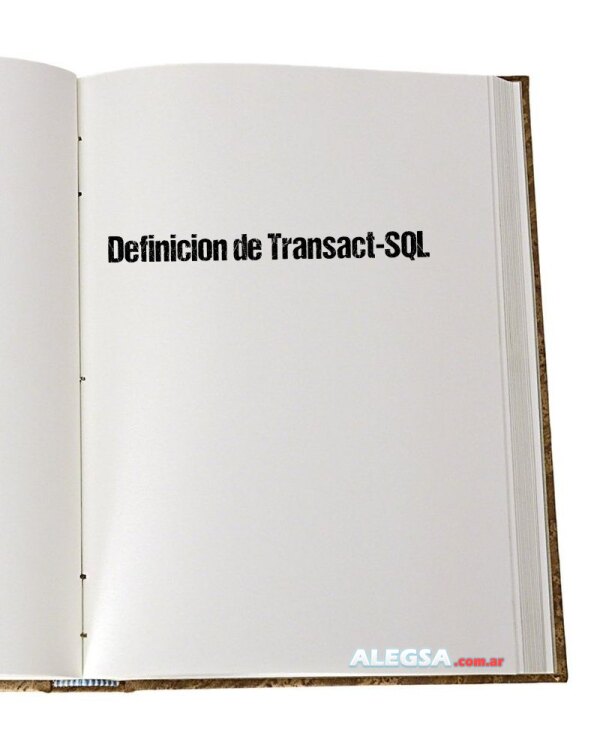 Definición de Transact-SQL
