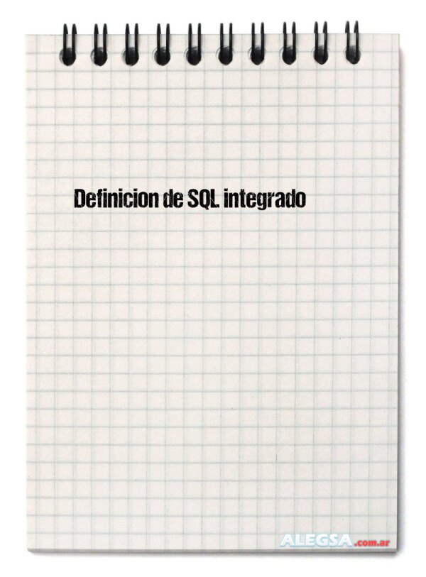 Definición de SQL integrado