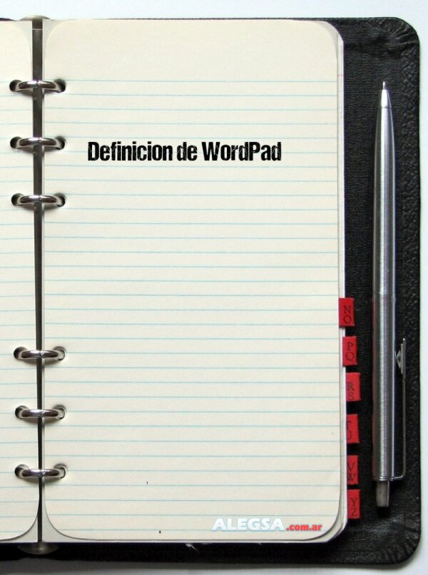 Definición de WordPad