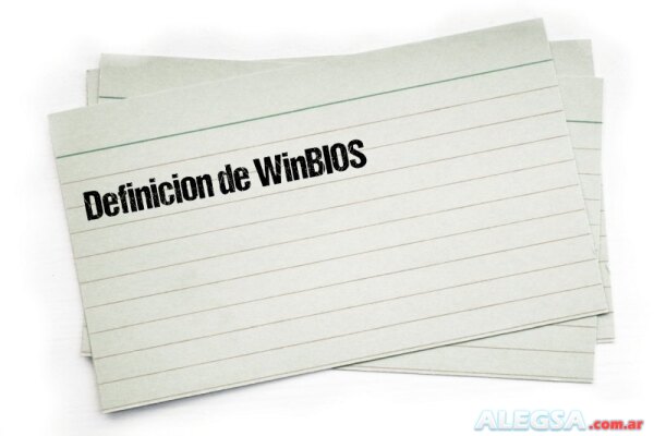 Definición de WinBIOS