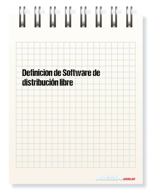 Definición de Software de distribución libre