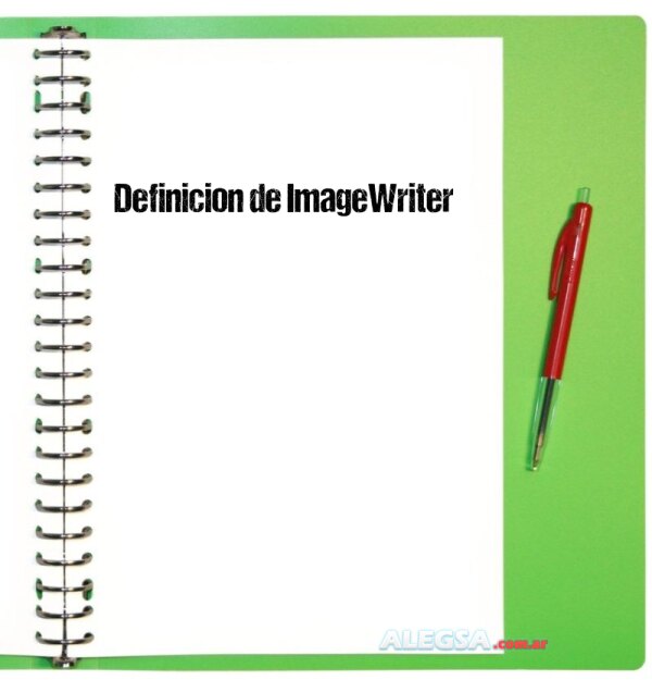 Definición de ImageWriter