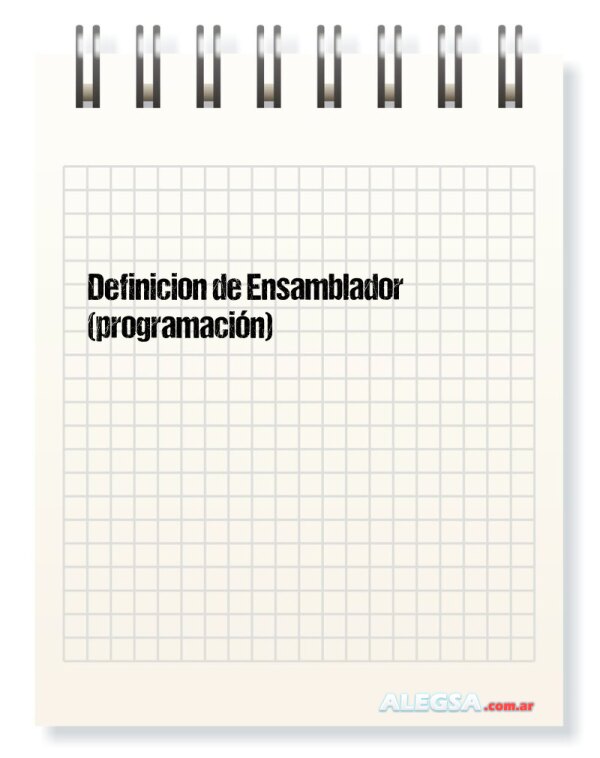 Definición de Ensamblador (programación)