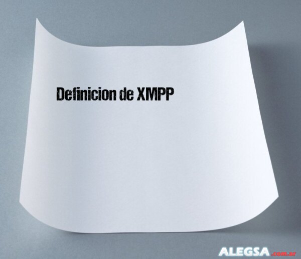 Definición de XMPP