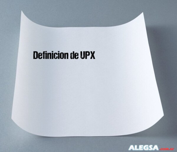 Definición de UPX