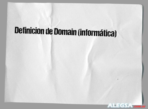 Definición de Domain (informática)