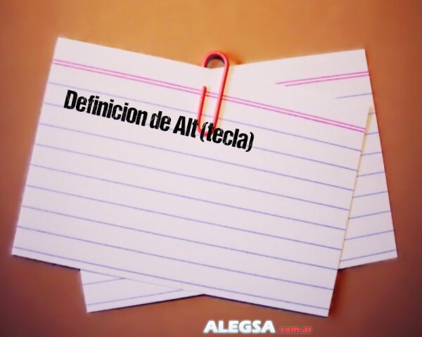 Definición de Alt (tecla)