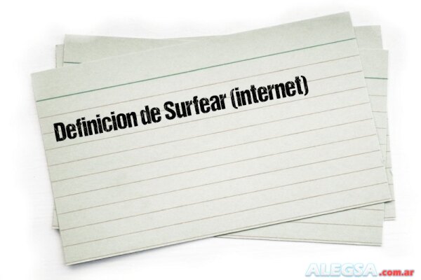 Definición de Surfear (internet)