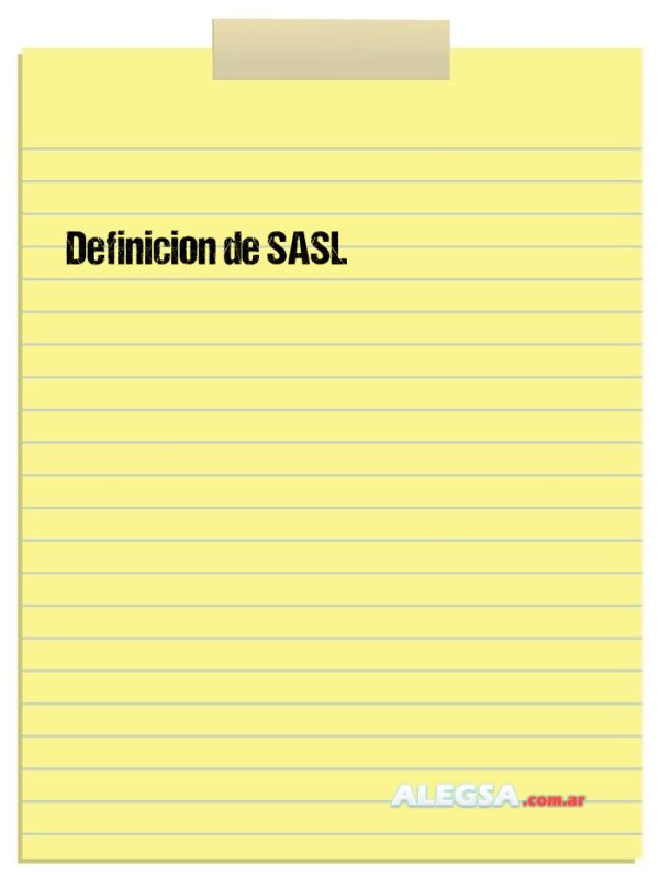 Definición de SASL