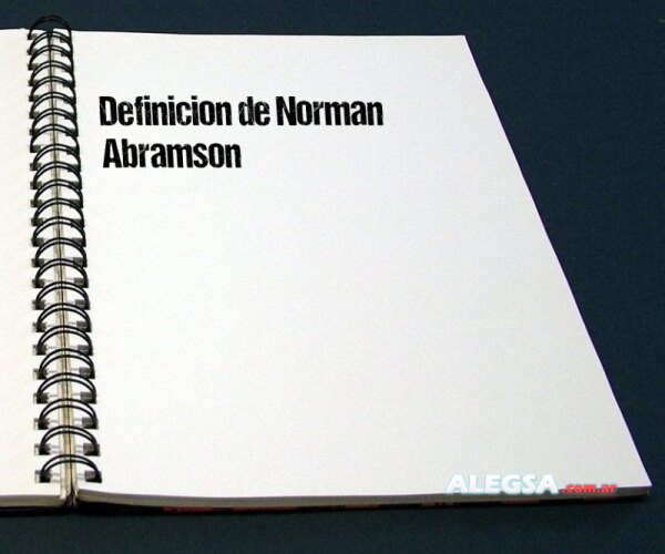 Definición de Norman Abramson