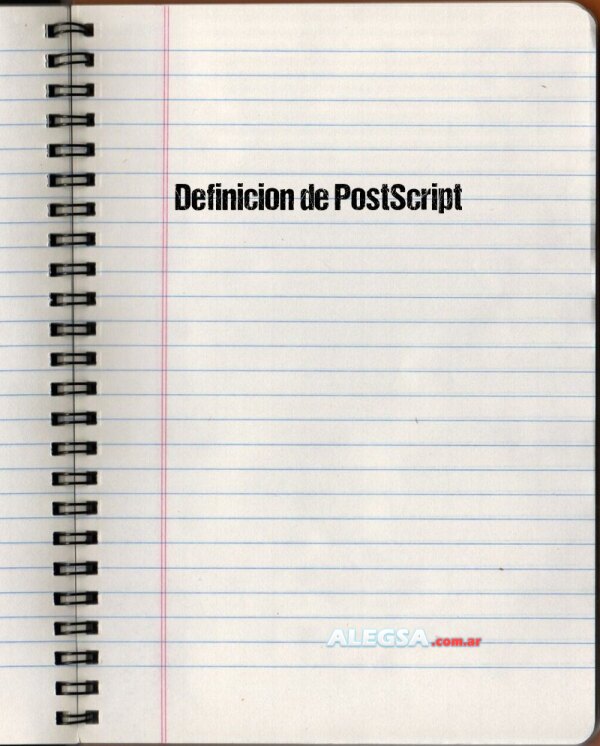 Definición de PostScript