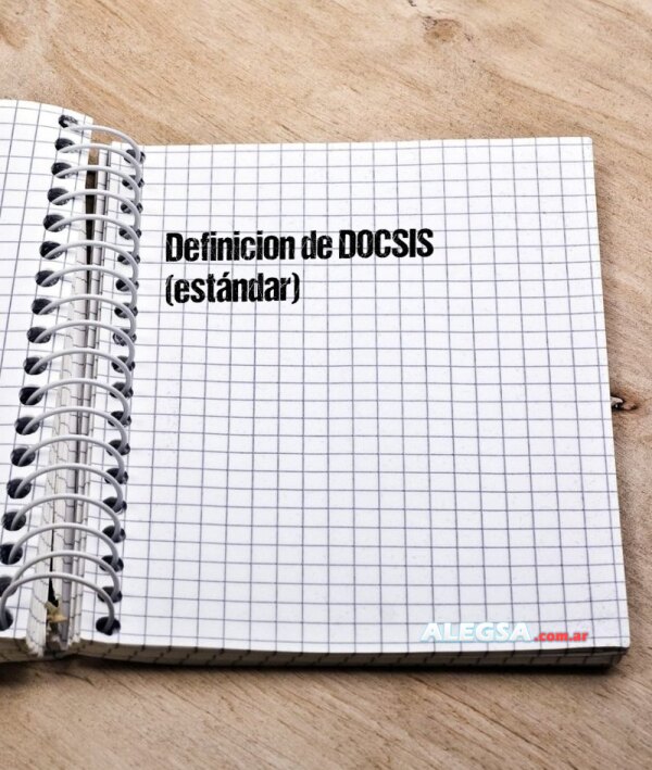 Definición de DOCSIS (estándar)