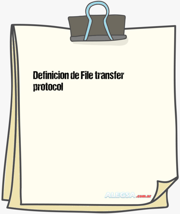 Definición de File transfer protocol