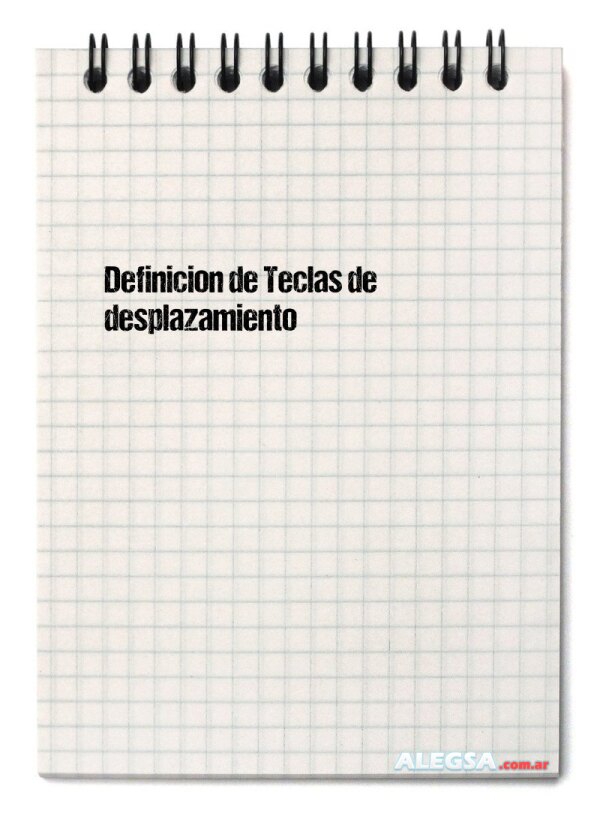 Definición de Teclas de desplazamiento