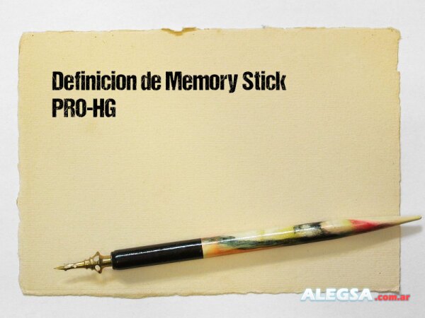 Definición de Memory Stick PRO-HG