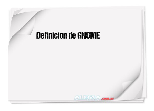 Definición de GNOME