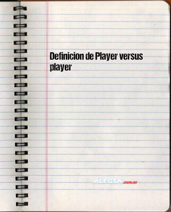 Definición de Player versus player
