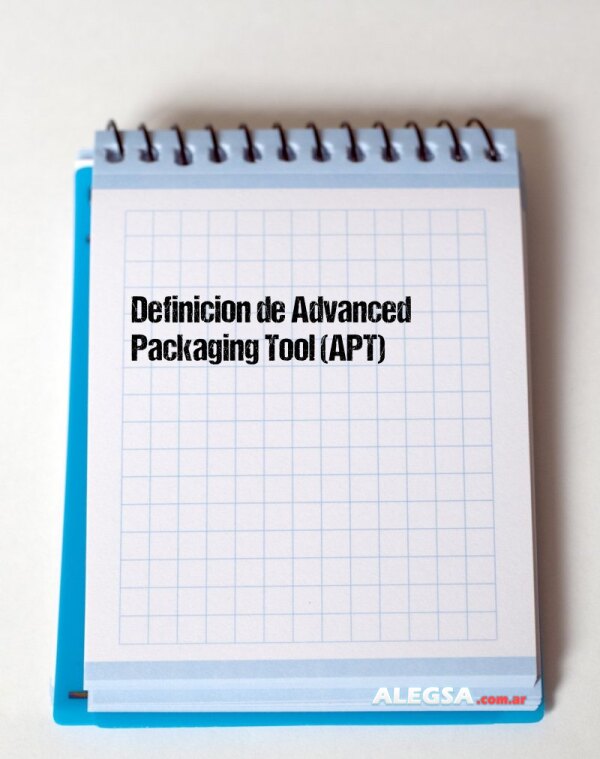 Definición de Advanced Packaging Tool (APT)