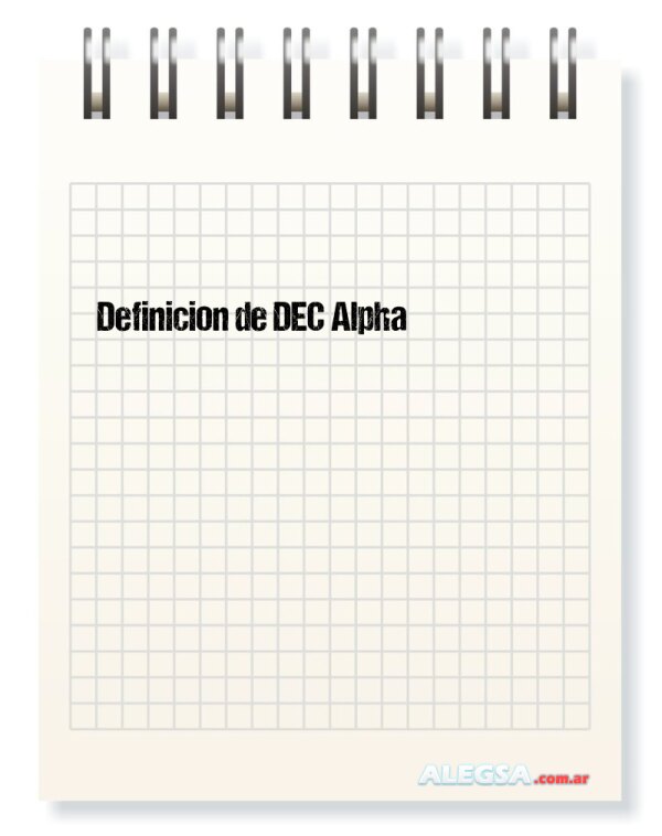 Definición de DEC Alpha