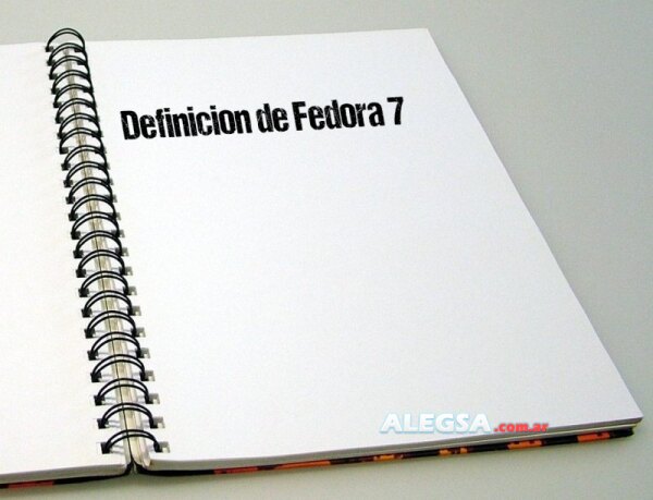 Definición de Fedora 7