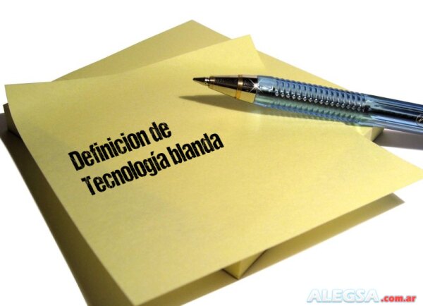 Definición de Tecnología blanda