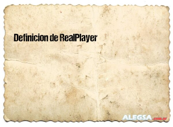 Definición de RealPlayer