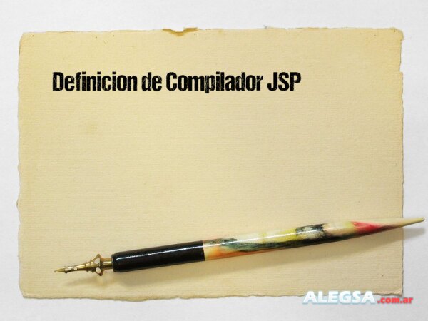 Definición de Compilador JSP