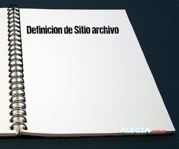 Definición de Sitio archivo