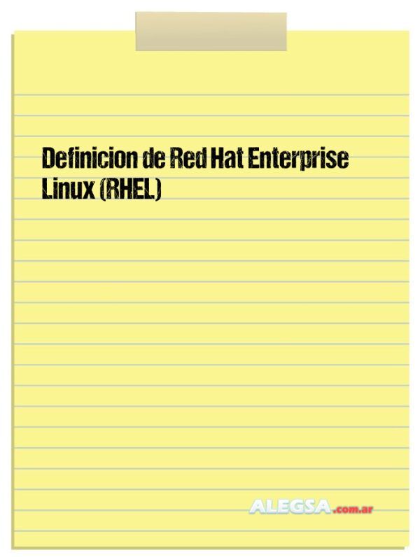Definición de Red Hat Enterprise Linux (RHEL)