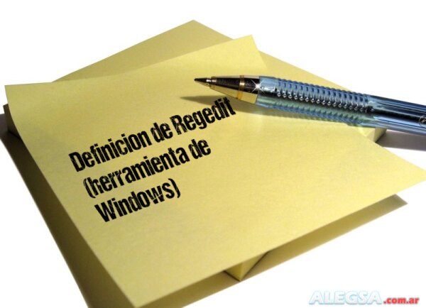 Definición de Regedit (herramienta de Windows)