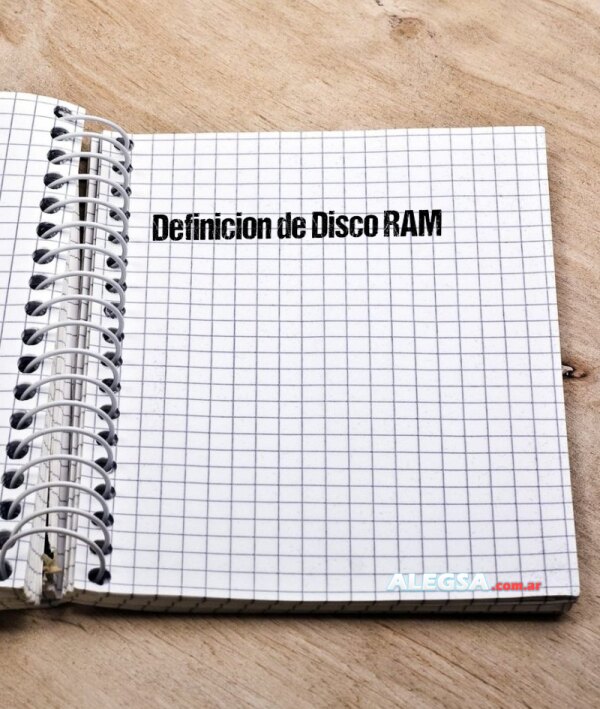 Definición de Disco RAM