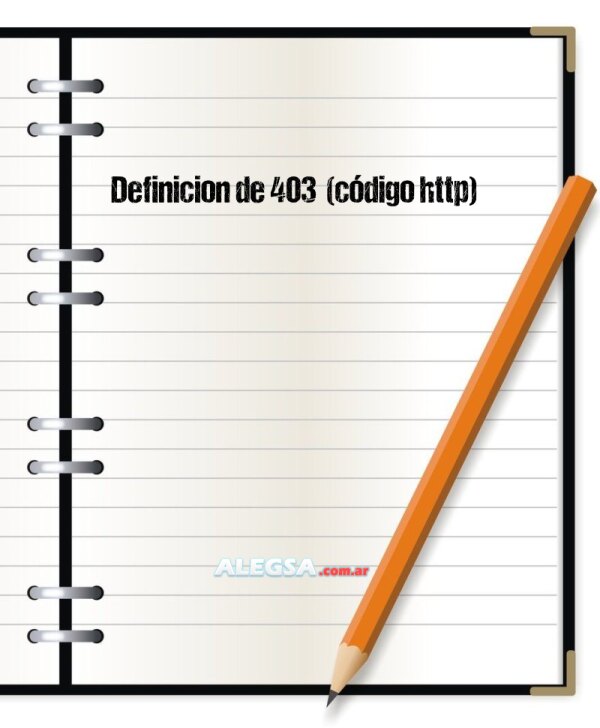 Definición de 403  (código http)