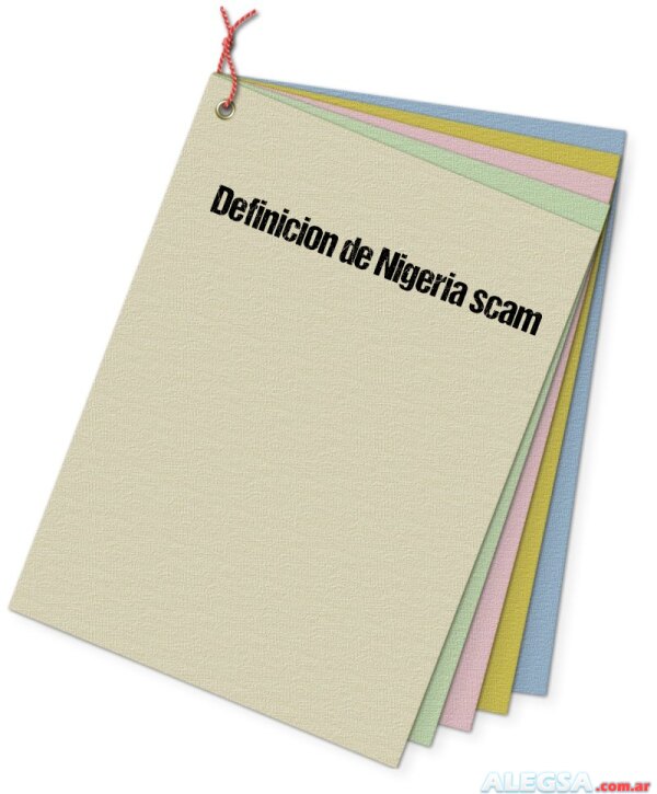 Definición de Nigeria scam